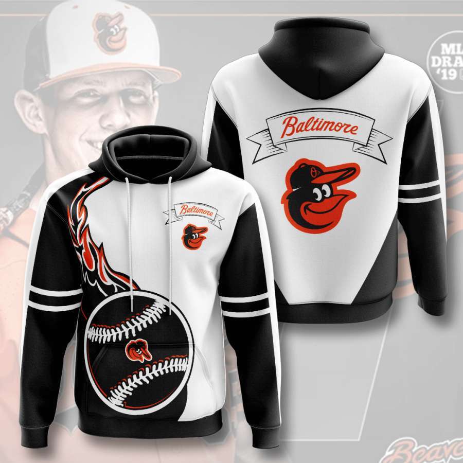 Baltimore Orioles Custom Hoodie 3D