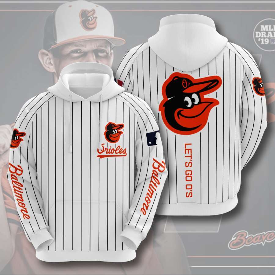 Baltimore Orioles Custom Hoodie 3D