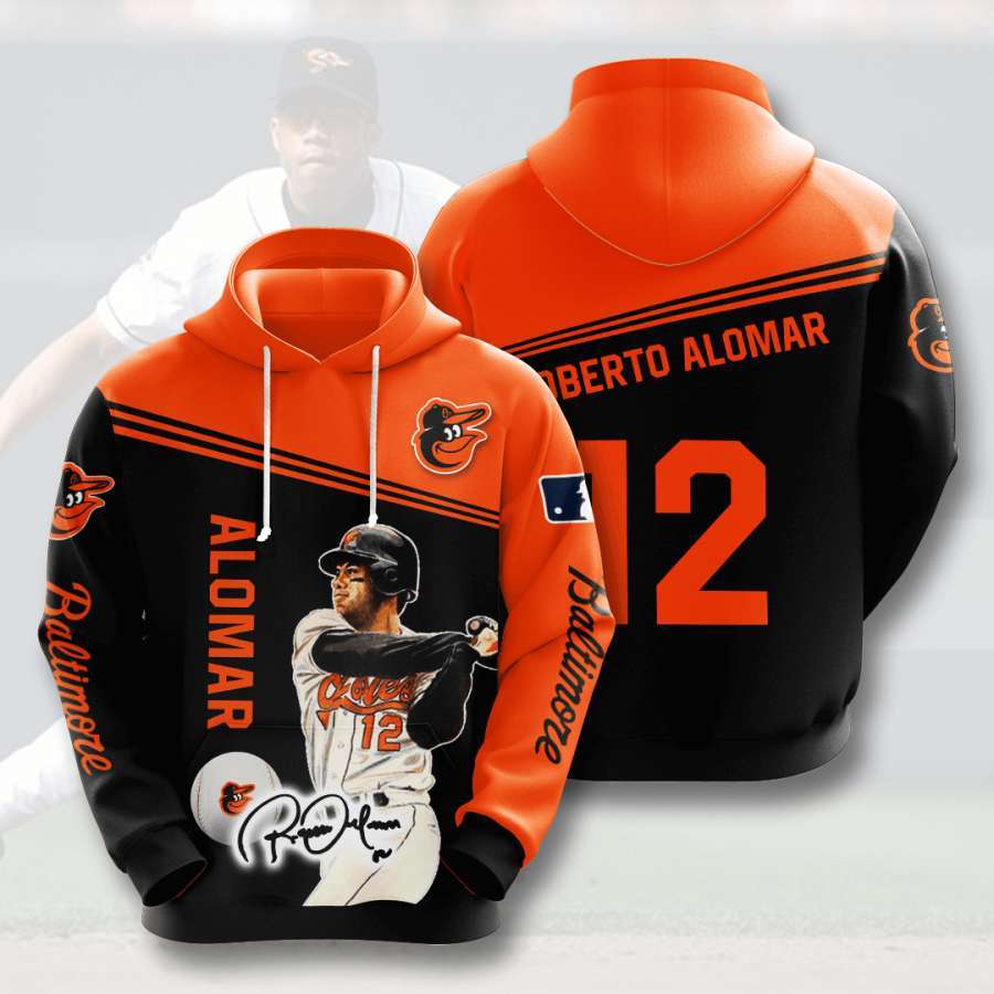 Baltimore Orioles Custom Hoodie 3D 4 Baltimore Orioles Custom Hoodie 3D