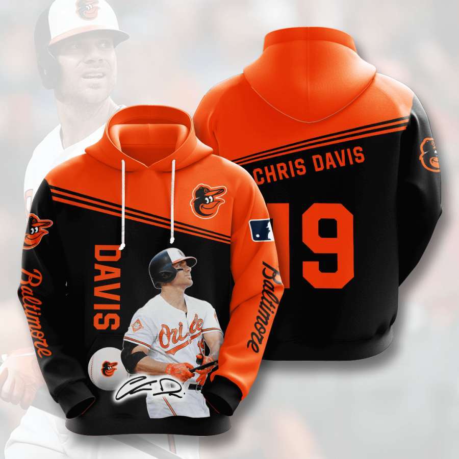 Baltimore Orioles Custom Hoodie 3D