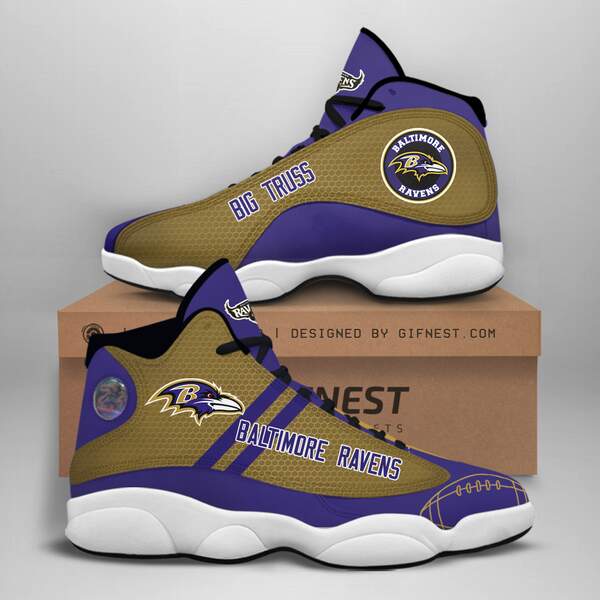 Baltimore Ravens Custom Air Jordan Shoes