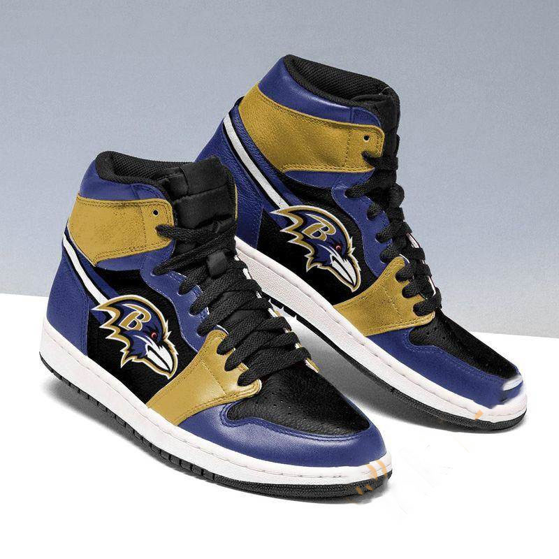 Baltimore Ravens Custom Sneaker Air Jordan Shoes
