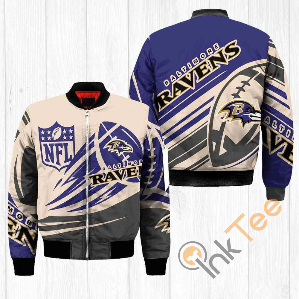 Baltimore Ravens NFL Balls Apparel Best Christmas Gift For Fans Bomber Jacket
