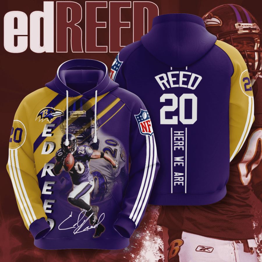 Baltimore Ravens Custom Hoodie 3D 13 Baltimore Ravens Custom Hoodie 3D