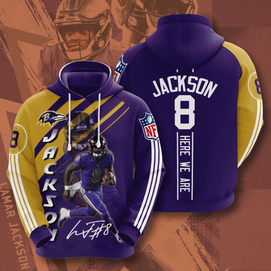 Baltimore Ravens Custom Hoodie 3D