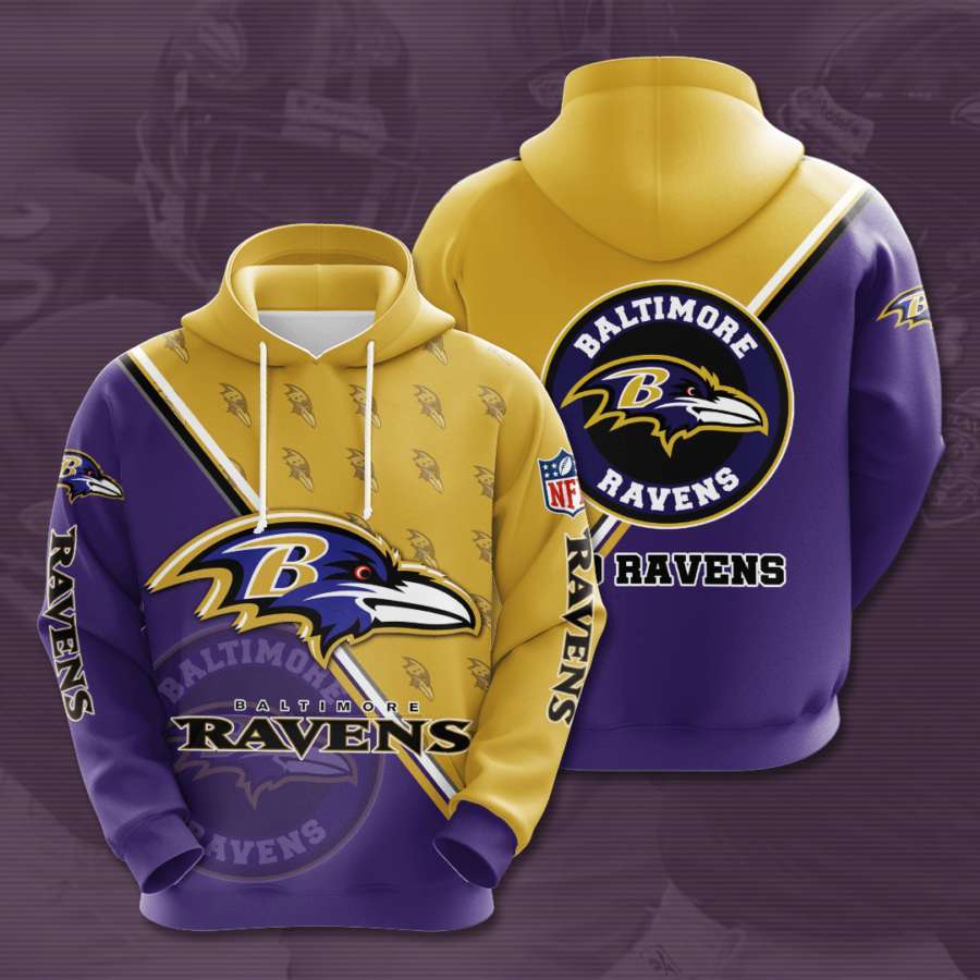 Baltimore Ravens Custom Hoodie 3D 11 Baltimore Ravens Custom Hoodie 3D