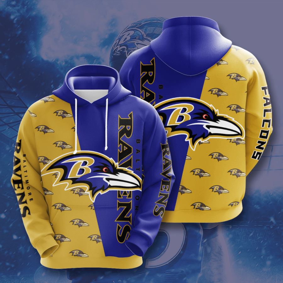 Baltimore Ravens Custom Hoodie 3D