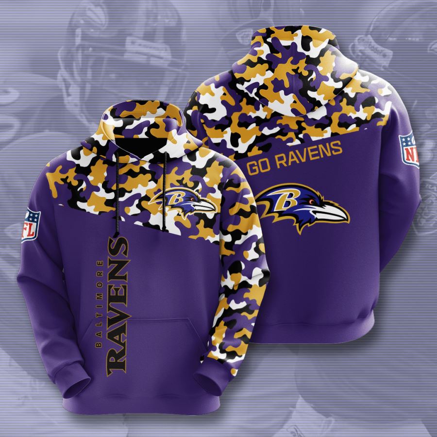 Baltimore Ravens Custom Hoodie 3D