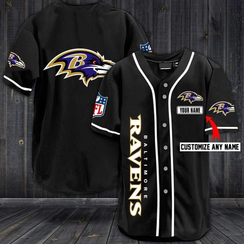 Baltimore Ravens Personalized Custom Name For You Baseball Jersey 4 Baltimore Ravens Personalized Custom Name For You Baseball Jersey