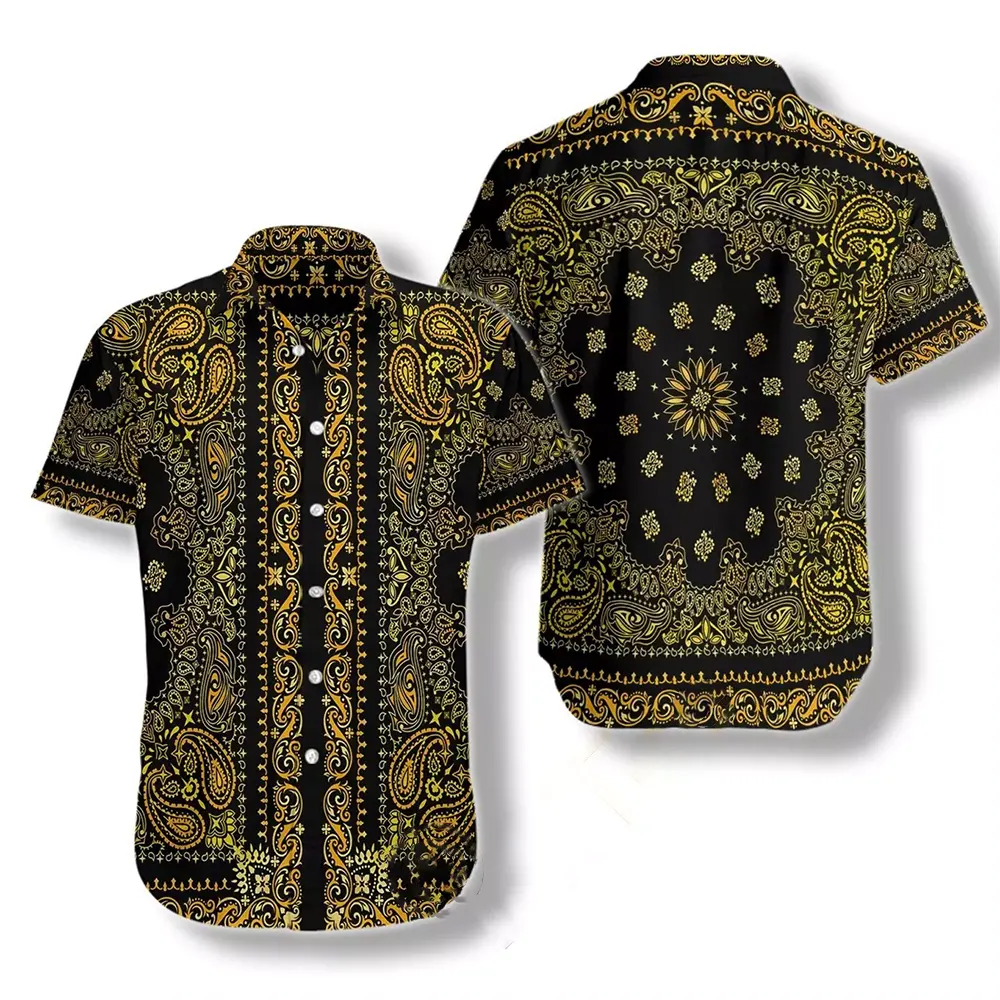 Bandana Royalty Pattern Hawaiian shirts