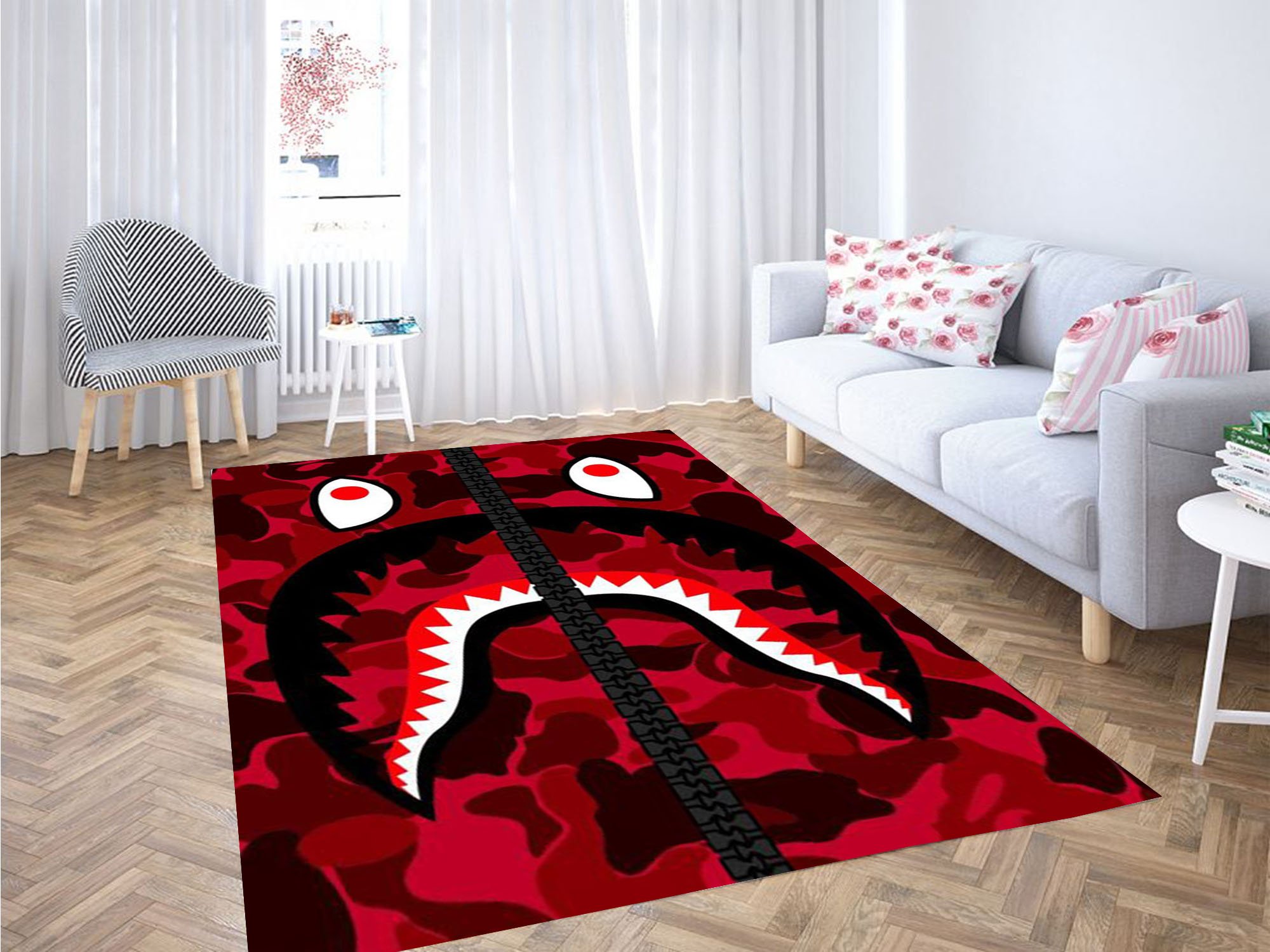 Bape Red Wallpaper Carpet Rug 2 Bape Red Wallpaper Carpet Rug