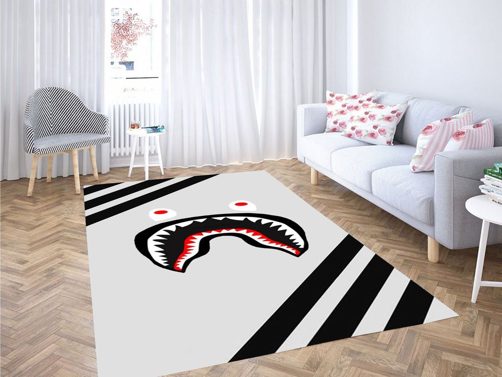 Bape White Wallpaper Living Room Modern Carpet Rug 2 Bape White Wallpaper Living Room Modern Carpet Rug
