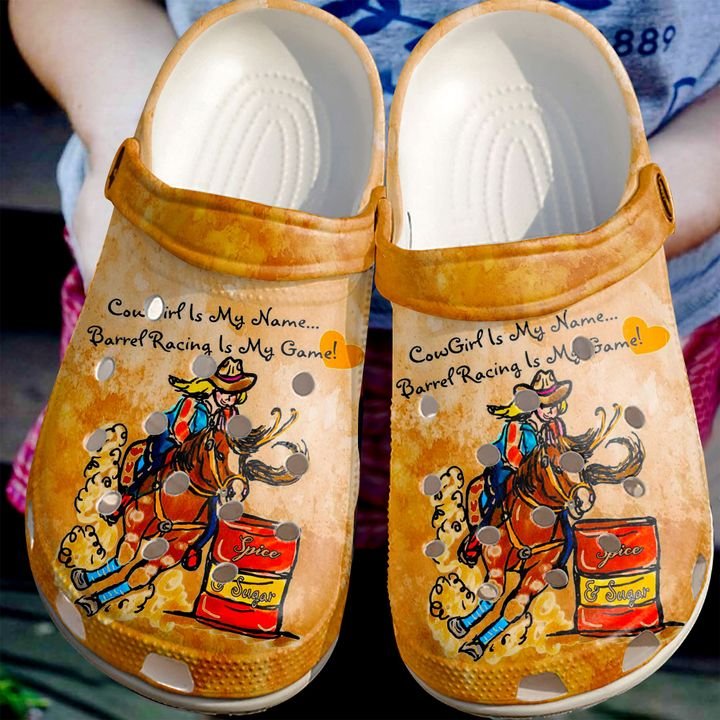 Barrel Racing Is My Game Crocs Clog Shoes
