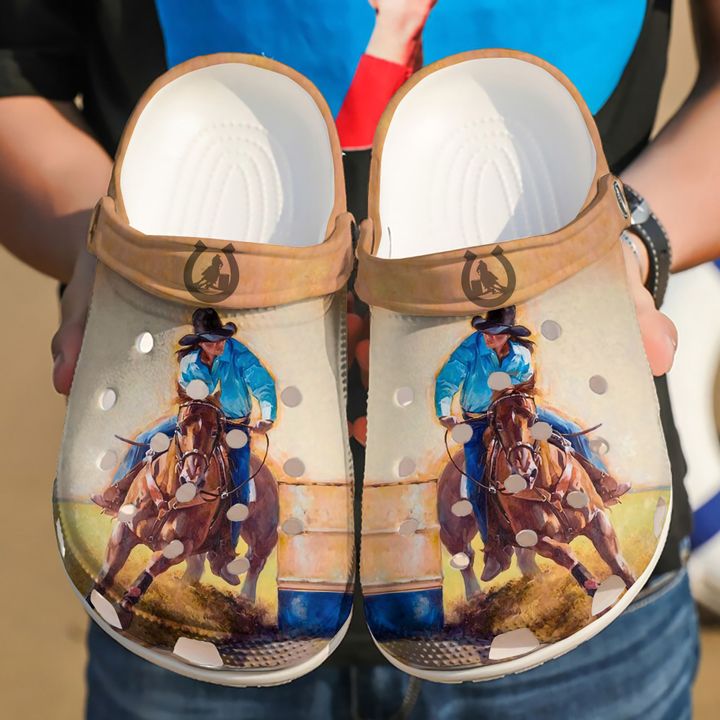 Barrel Racing Life V2 Crocs Clog Shoes