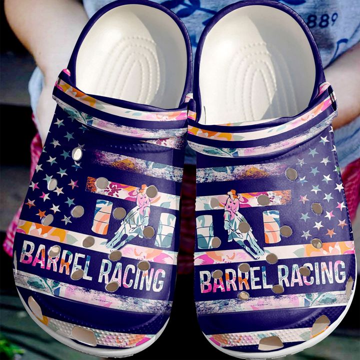 Barrel Racing Live Love Crocs Clog Shoes