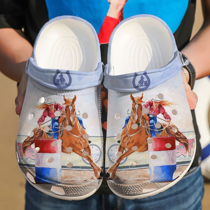 Barrel Racing Love Crocs Clog Shoes 13 Barrel Racing Love Crocs Clog Shoes