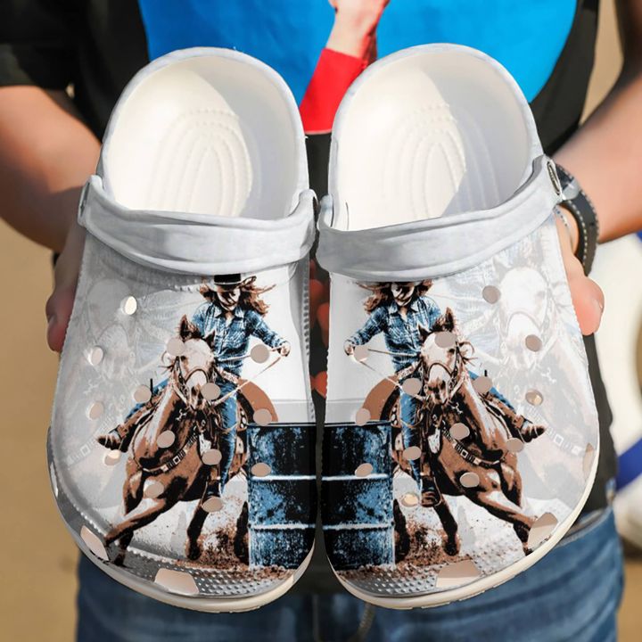 Barrel Racing Lover Crocs Clog Shoes