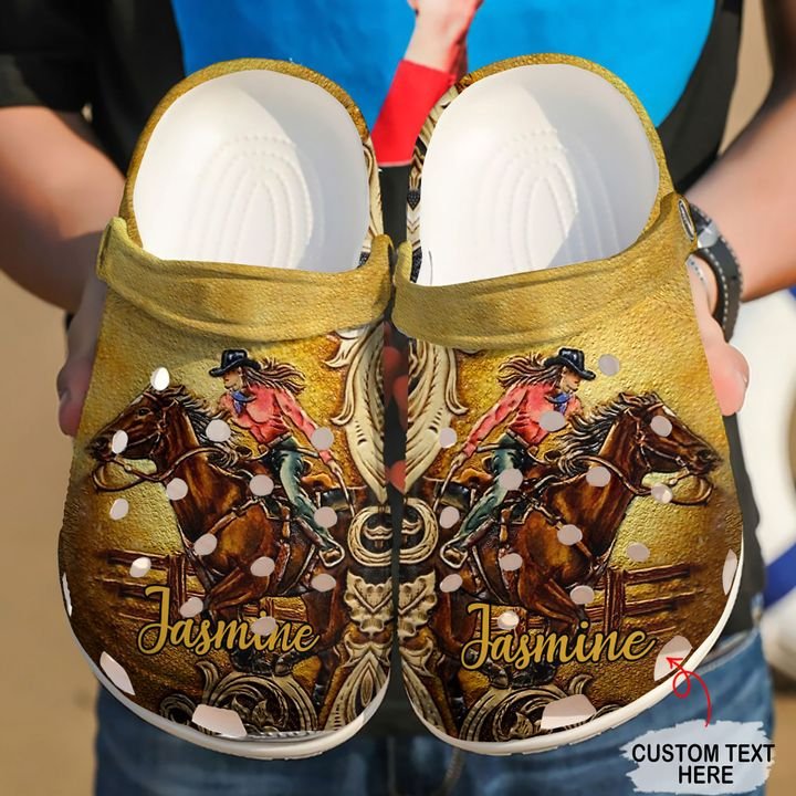 Barrel Racing Personalized Girl Crocs Clog Shoes 6 Barrel Racing Personalized Girl Crocs Clog Shoes