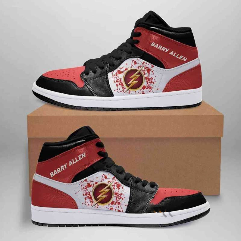 Barry Allen Dc Comics Custom Air Jordan Shoes