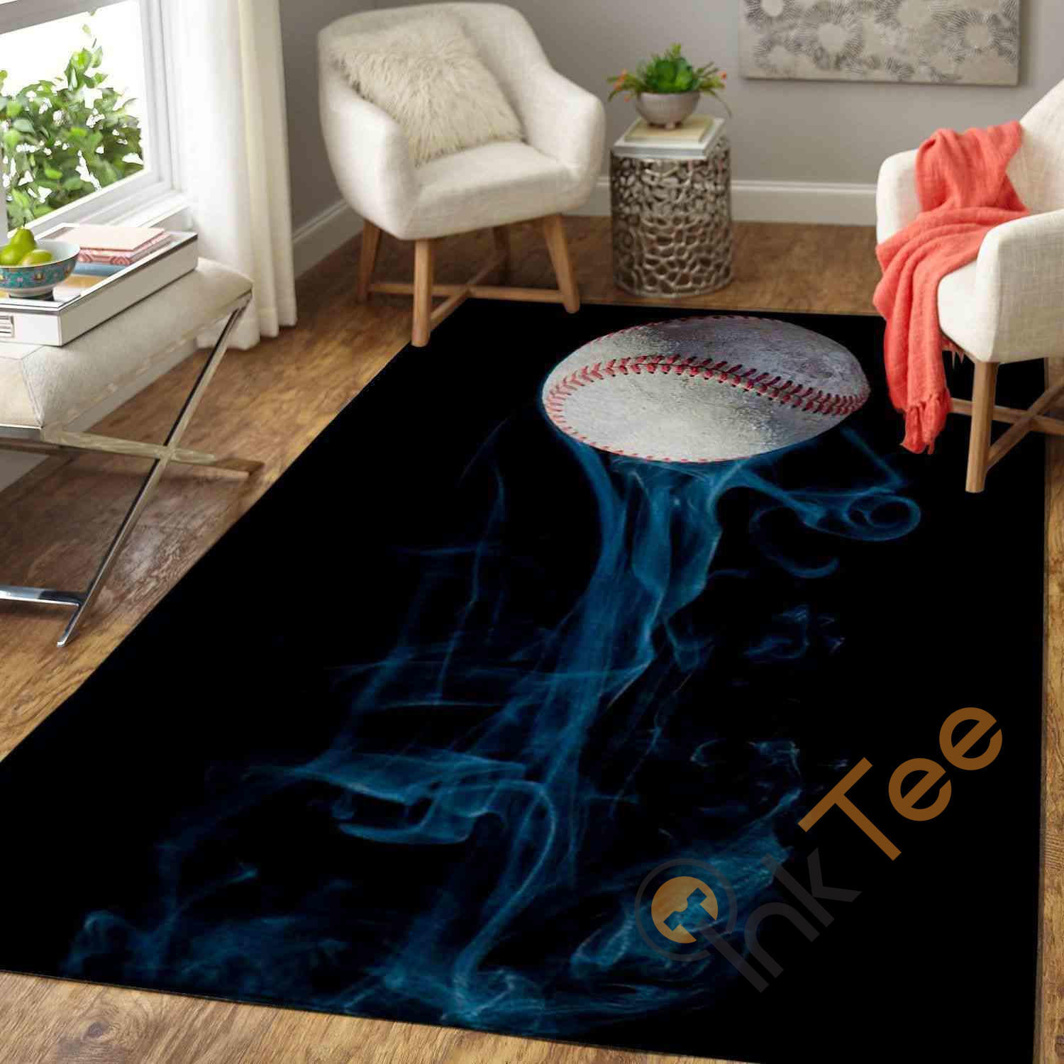 Baseball Ball Area Rug 1 Baseball Ball Area Rug