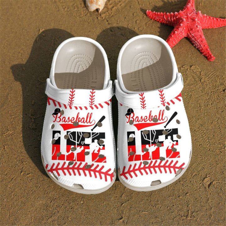 Baseball Life Crocs Clog Shoes