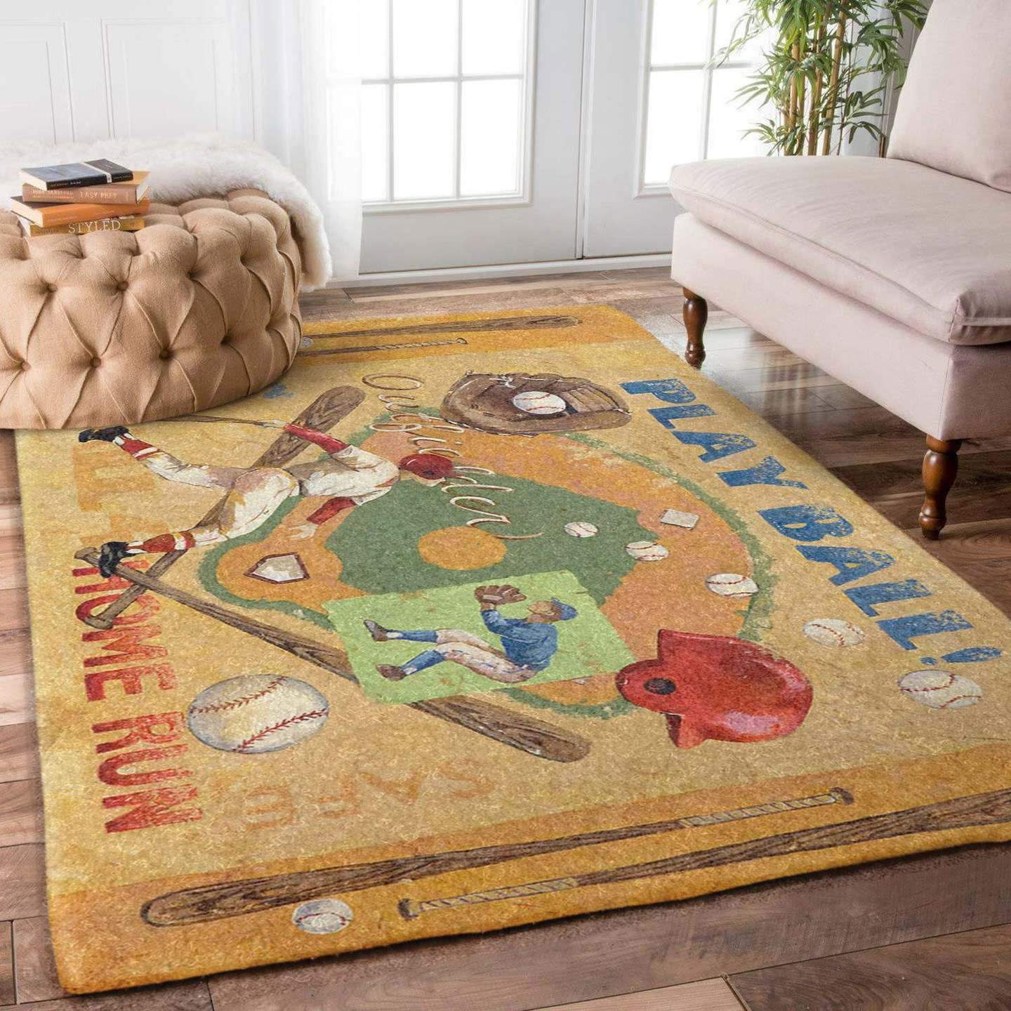 Baseball Limited Edition Rug 3 Baseball Limited Edition Rug