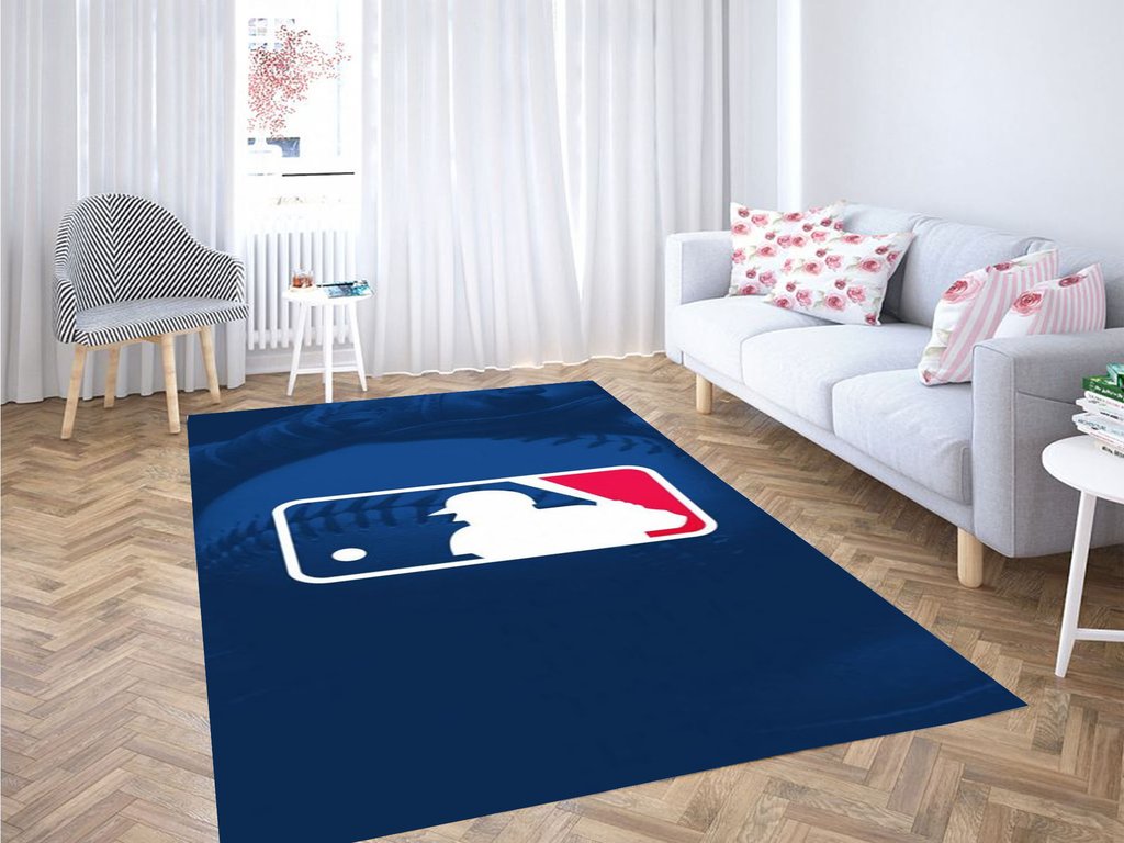 Baseball Logo Living Room Modern Carpet Rug 5 Baseball Logo Living Room Modern Carpet Rug