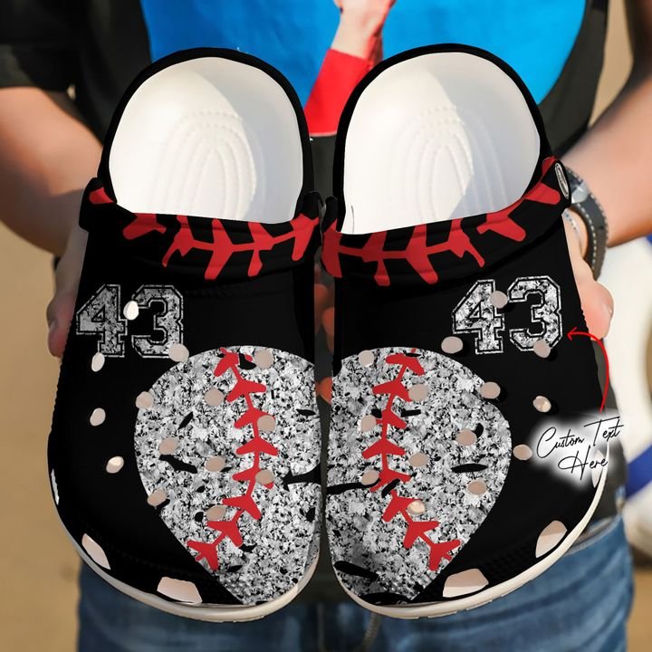 Baseball Personalized Diamond Crocs Clog Shoes