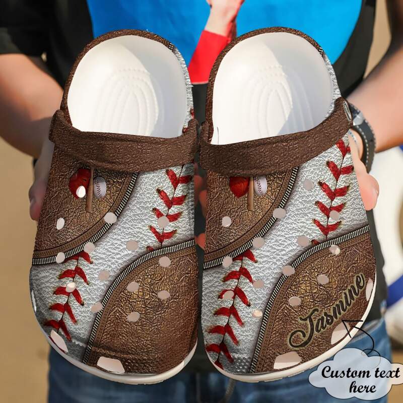 Baseball Personalized Leather Crocs Clog Shoes 5 Baseball Personalized Leather Crocs Clog Shoes