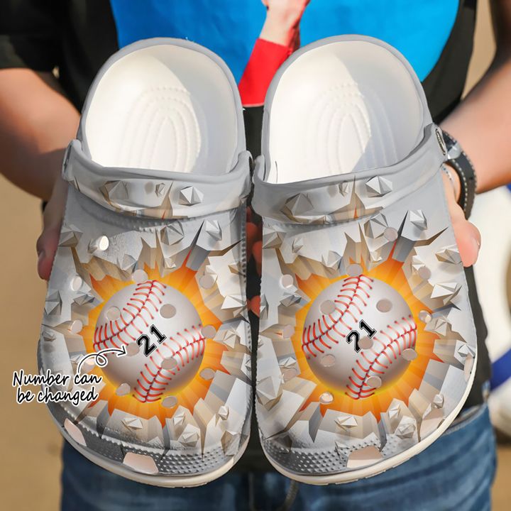 Baseball Personalized Lover Crocs Clog Shoes