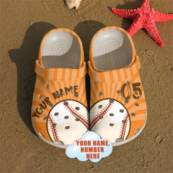 Baseball Personalized Crocs Clog Shoes