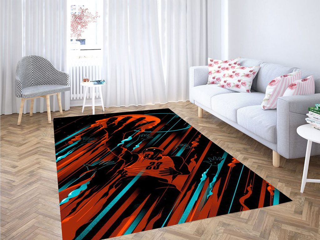Basket Ball Carton Living Room Modern Carpet Rug 1 Basket Ball Carton Living Room Modern Carpet Rug