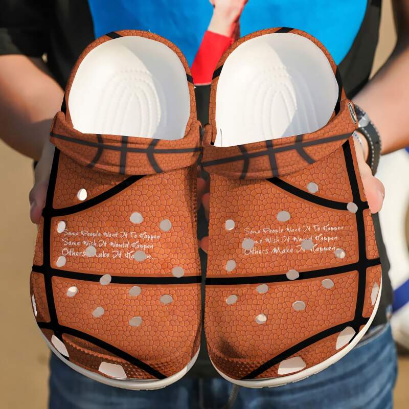 Basketball Make It Happen Crocs Clog Shoes