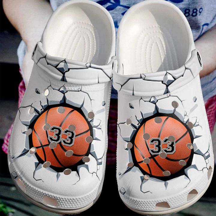 Basketball Personalized Broken Wall Crocs Clog Shoes 3 Basketball Personalized Broken Wall Crocs Clog Shoes