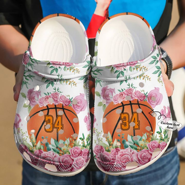 Basketball Personalized Floral Crocs Clog Shoes 15 Basketball Personalized Floral Crocs Clog Shoes