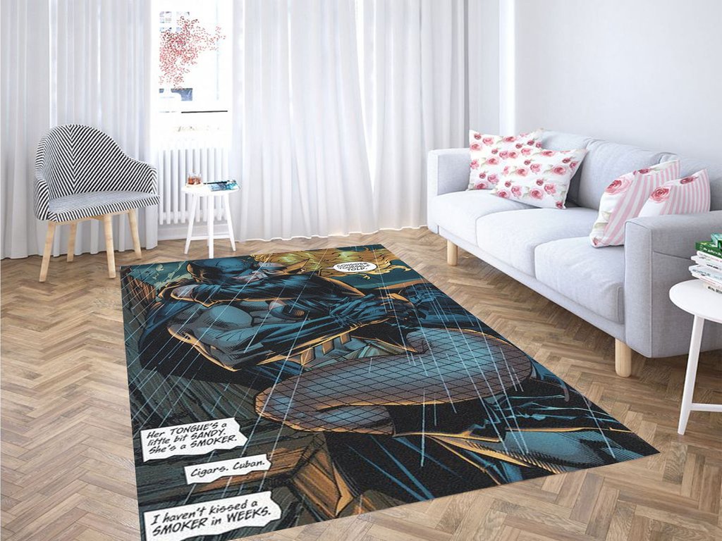 Batman And Black Canary Kiss Living Room Modern Carpet Rug 5 Batman And Black Canary Kiss Living Room Modern Carpet Rug