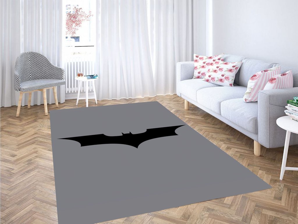 Batman Black And White Logo Living Room Modern Carpet Rug 11 Batman Black And White Logo Living Room Modern Carpet Rug
