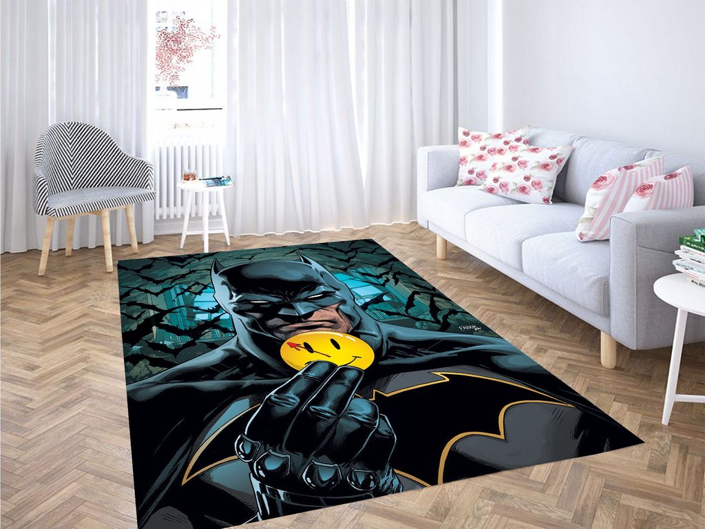 Batman Happy Pin Living Room Modern Carpet Rug 3 Batman Happy Pin Living Room Modern Carpet Rug