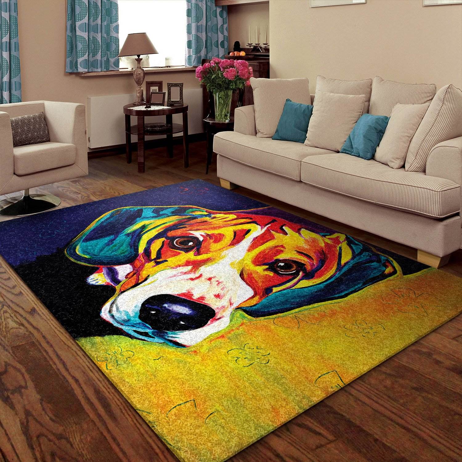 Beagles Limited Edition Rug 2 Beagles Limited Edition Rug