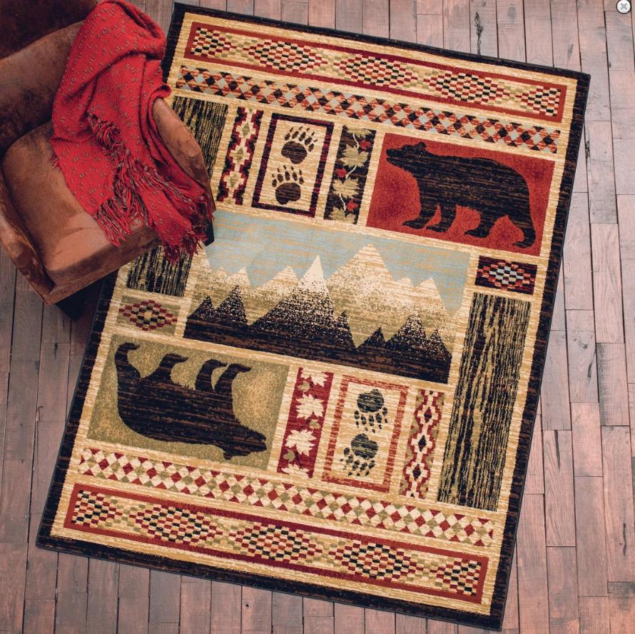 Mountain Escape Bear Limited Edition Rug
