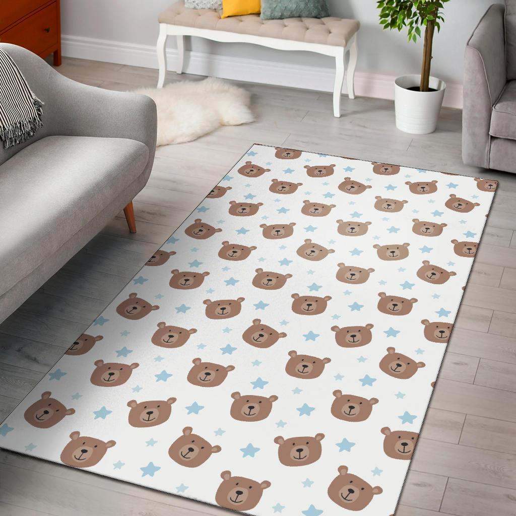 Bear Pattern Print Design Limited Edition Rug 4 Bear Pattern Print Design Limited Edition Rug