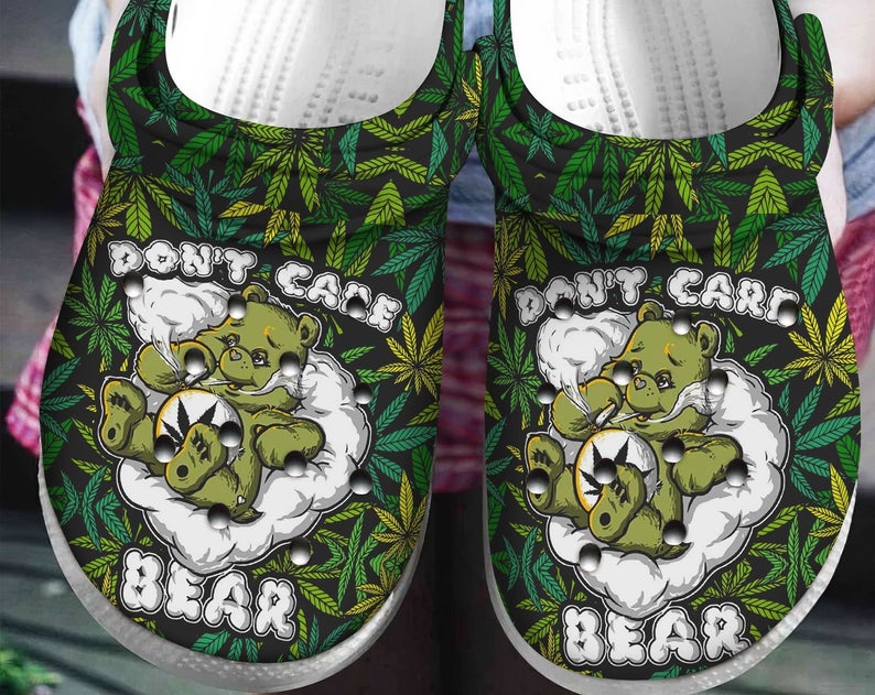 Bear Weed Crocs Clog Shoes 3 Bear Weed Crocs Clog Shoes