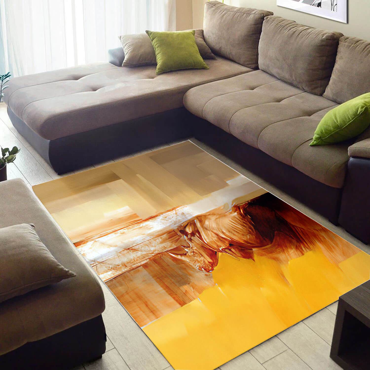 Beautiful African American Retro Afro Safari Animals Style Carpet Inspired Home Rug 4 Beautiful African American Retro Afro Safari Animals Style Carpet Inspired Home Rug