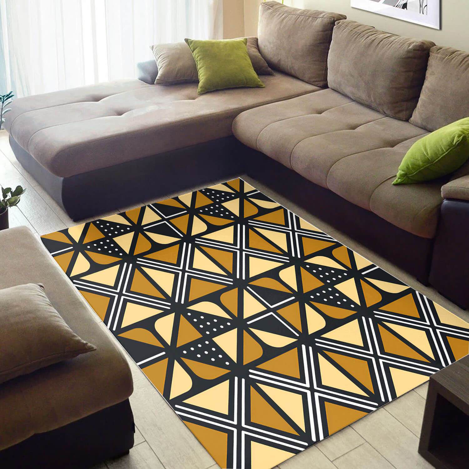 Beautiful African Attractive Inspired Seamless Pattern Large Living Room Rug 1 Beautiful African Attractive Inspired Seamless Pattern Large Living Room Rug