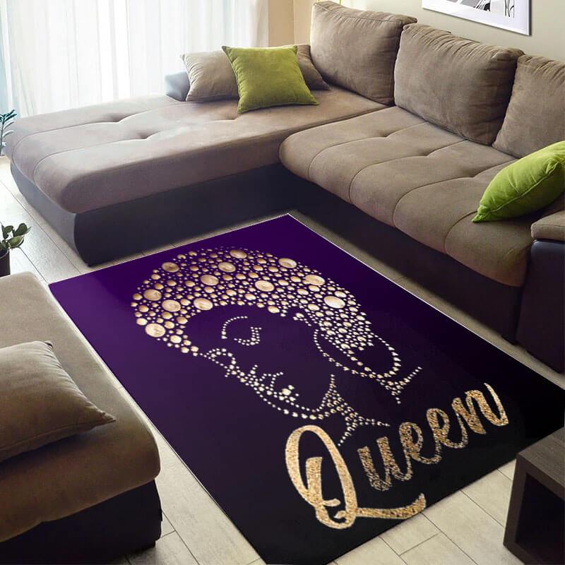Beautiful African Cute Afro American Lady Black Queen Style Area Living Room Rug 2 Beautiful African Cute Afro American Lady Black Queen Style Area Living Room Rug