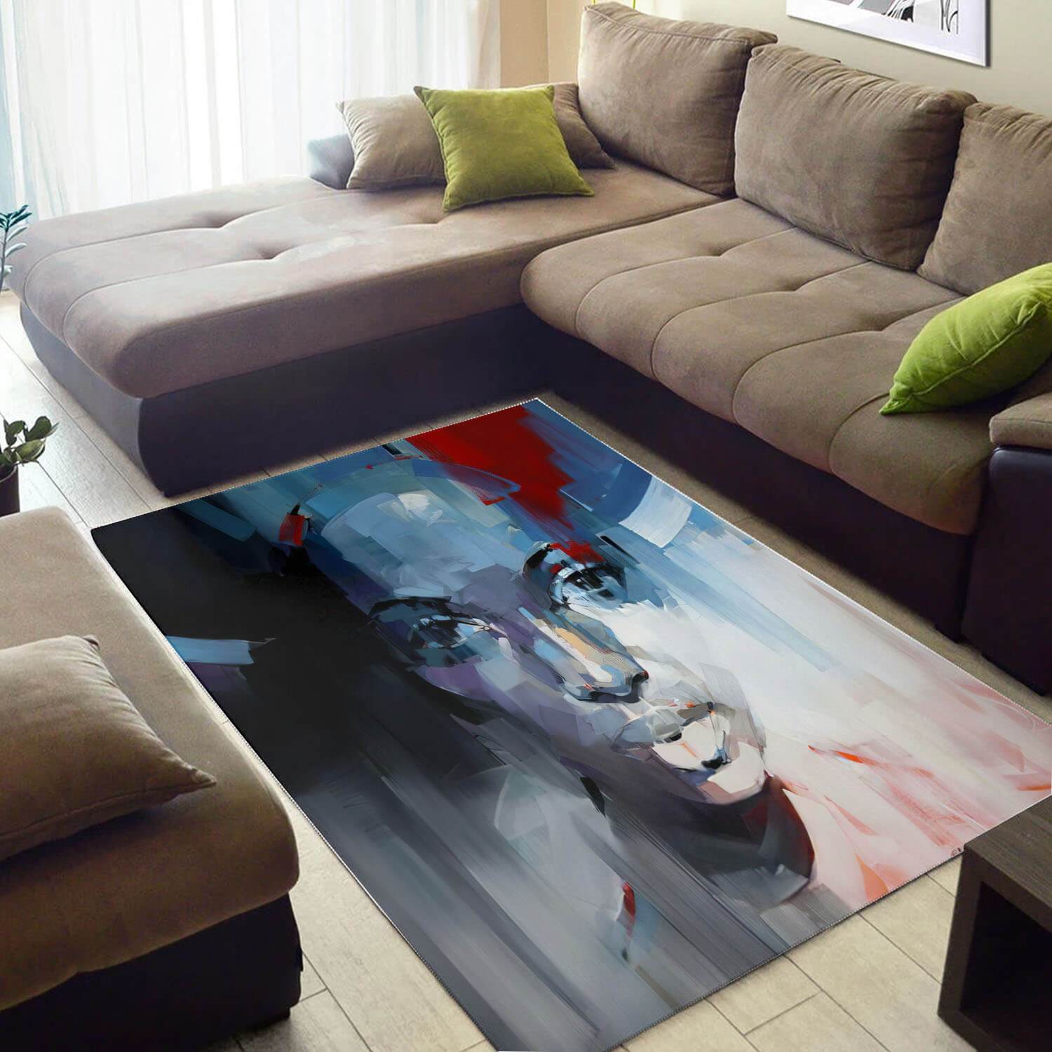 Beautiful African Inspired Woman Design Floor Carpet Home Rug 4 Beautiful African Inspired Woman Design Floor Carpet Home Rug