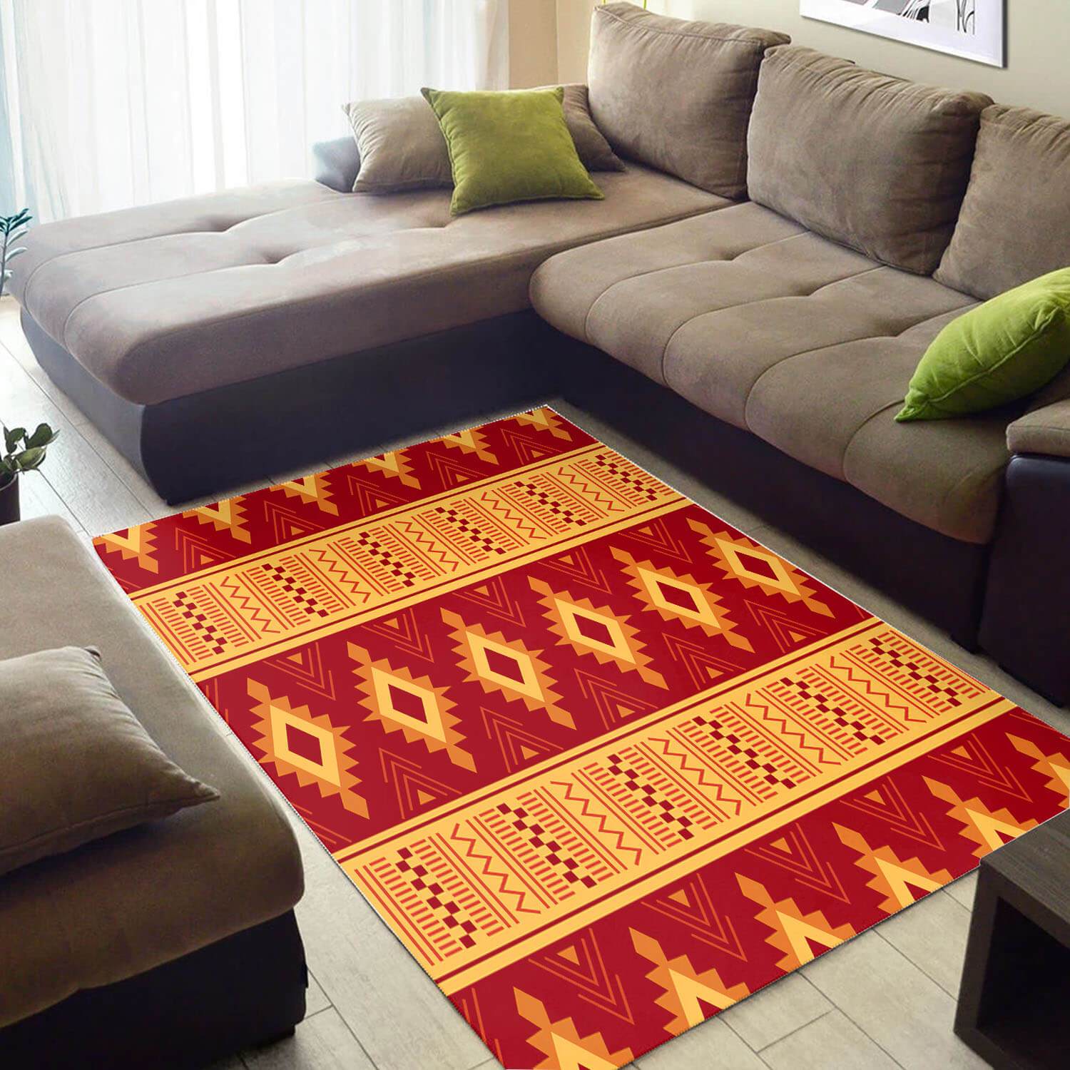 Beautiful African Retro Black History Month Afrocentric Art Themed Room Rug 3 Beautiful African Retro Black History Month Afrocentric Art Themed Room Rug
