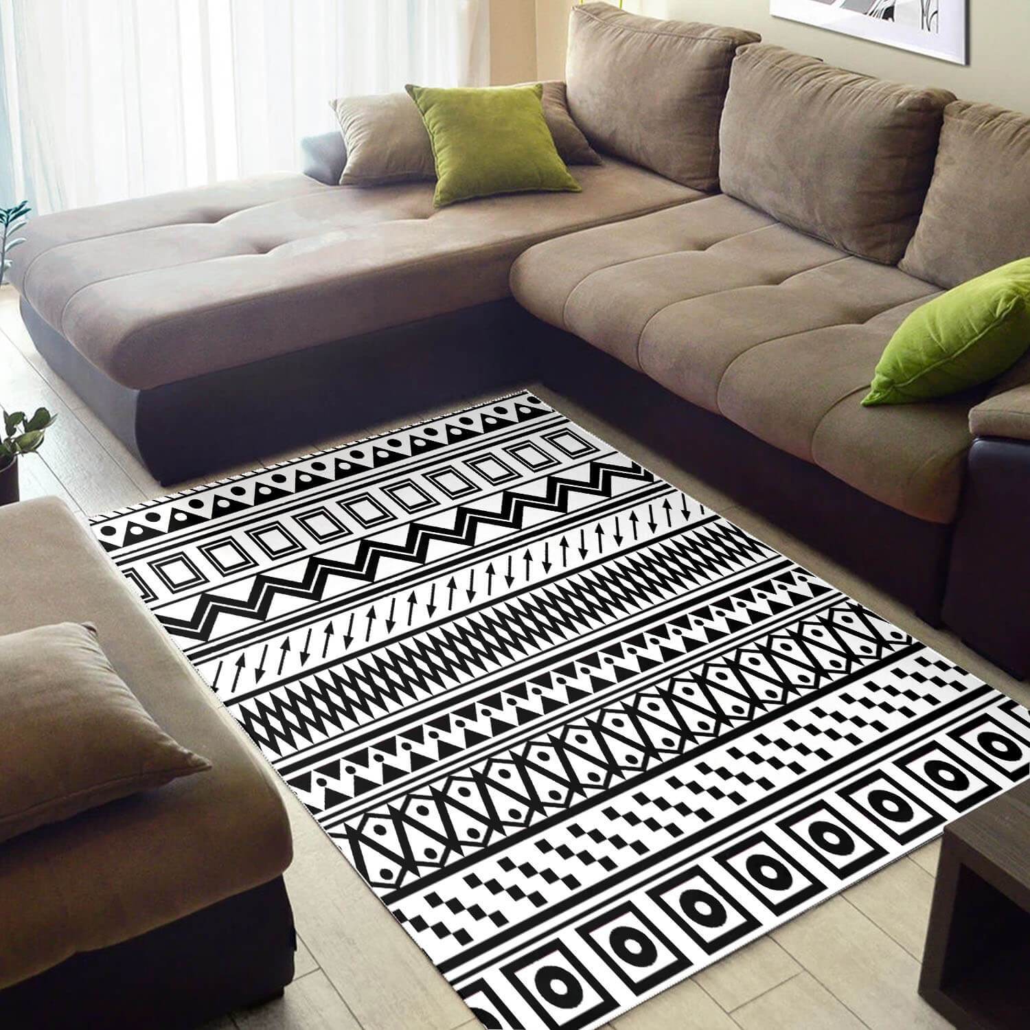 Beautiful African Style Abstract American Black Art Ethnic Seamless Pattern Large Inspired Living Room Rug 2 Beautiful African Style Abstract American Black Art Ethnic Seamless Pattern Large Inspired Living Room Rug
