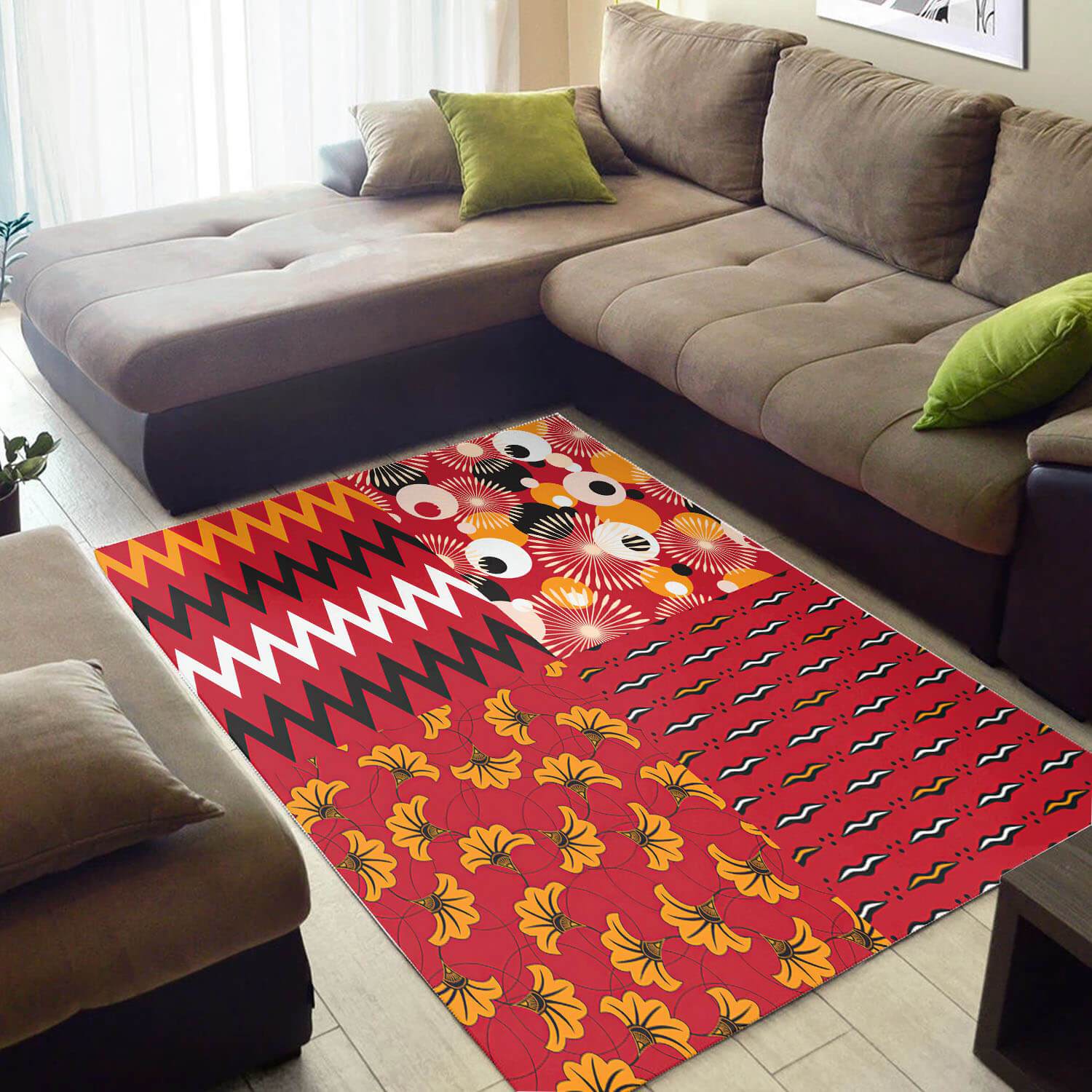 Beautiful African Style Adorable Afrocentric Pattern Art Large Carpet Inspired Home Rug 1 Beautiful African Style Adorable Afrocentric Pattern Art Large Carpet Inspired Home Rug