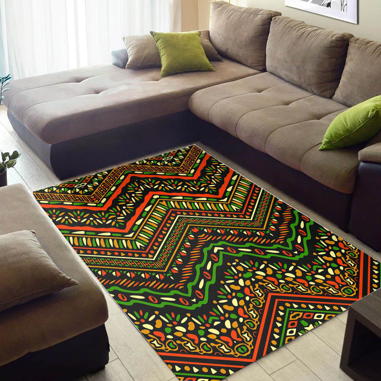 Beautiful African Style Unique Themed Afrocentric Pattern Art Room Rug 8 Beautiful African Style Unique Themed Afrocentric Pattern Art Room Rug